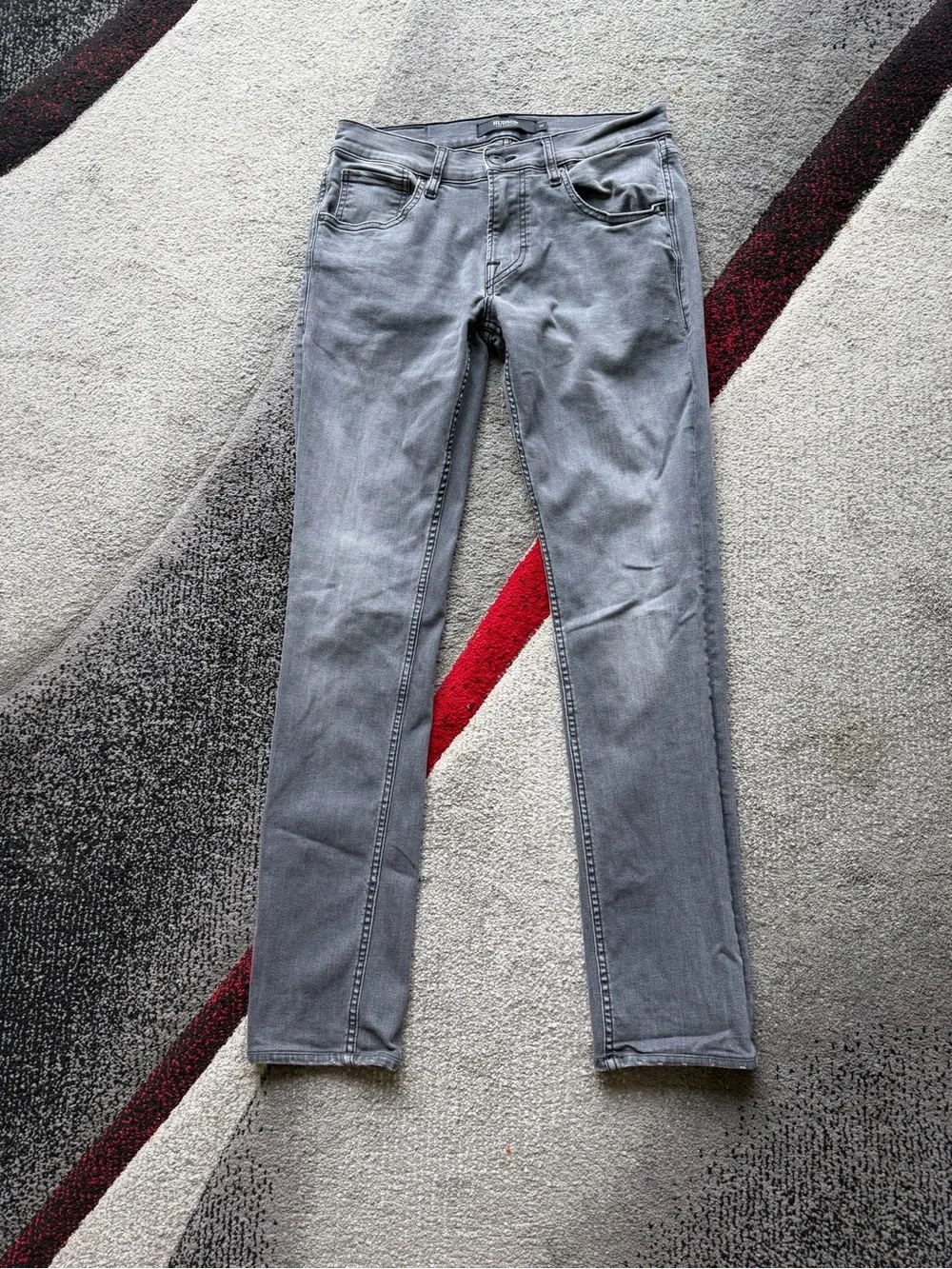 Hudson Men’s Black Blake Slim Straight Jeans